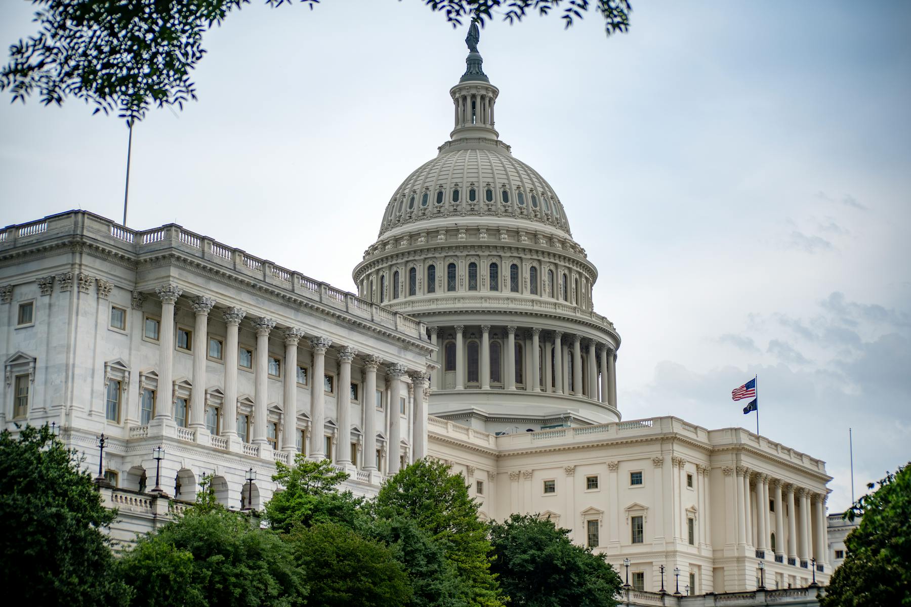 United States Capitol building in Washington where King Charles III addressed a joint meeting of Congress