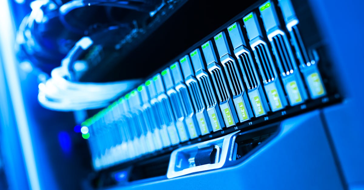 Blue-lit server rack in a data center, the hardware environment that Arm's new AGI CPU is designed to displace from x86 platforms