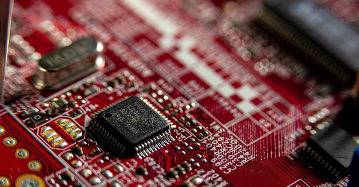 Close-up of a computer processor on a circuit board representing semiconductor technology